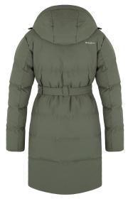 Husky Nerine L khaki dámský hardshellový plněný kabát