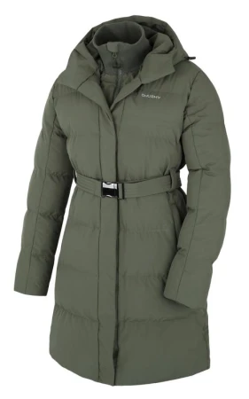 Husky Nerine L khaki dámský hardshellový plněný kabát Husky Nerine L khaki dámský hardshellový plněný kabát