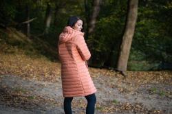 Husky Daili L beige dámsky páperový kabát