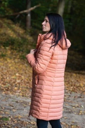 Husky Daili L faded orange dámský péřový kabát