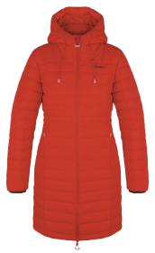 Husky Daili L red dámský péřový kabát