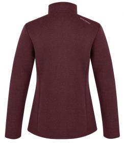 Husky Akra L dark bordo dámský svetr na zip