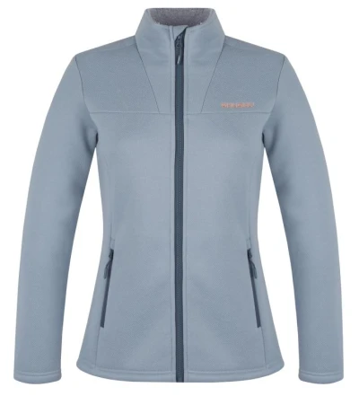 Husky Akra L light blue dámský svetr na zip