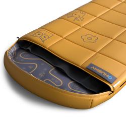 Husky Kids Gizmo mustard dekový třísezónní dětský spacák