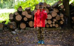 Husky Dětská outdoorová bunda Zunat K červená