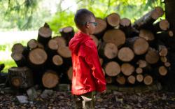 Husky Dětská outdoorová bunda Zunat K červená