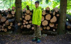 Husky Dětská outdoorová bunda Zunat K červená