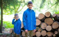 Husky Dětská outdoorová bunda Zunat K červená