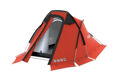 Husky Flame 1 červený expediční stan + sleva 500,- na příslušenství