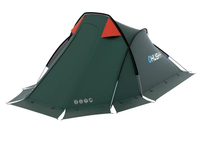 Husky Flame 2 zelený expediční stan pro 2 osoby