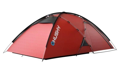 Husky Felen 3-4 červený expediční stan pro 3 osoby