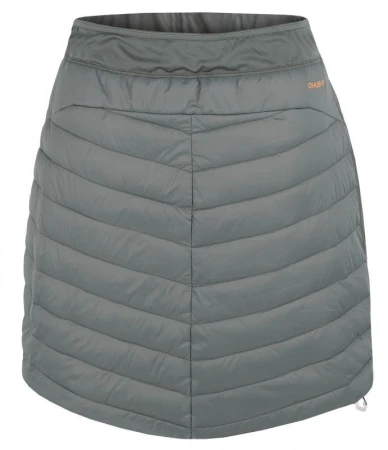 Husky Freez L mustard/dk. grey green dámská oboustranná zimní sukně POUZE L (VÝPRODEJ)