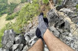 Husky Hiking červené ponožky POUZE XL (45-48) (VÝPRODEJ)