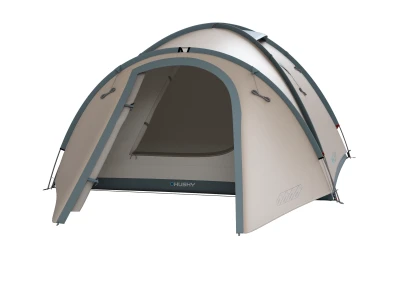Husky Bizon 4 Classic light grey stan pro 4 osoby + sleva 400,- na příslušenství