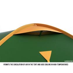 Husky Boyard 4 Classic zelený kempingový stan