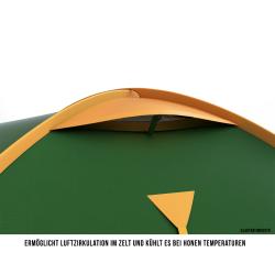 Husky Boyard 4 Classic zelený kempingový stan