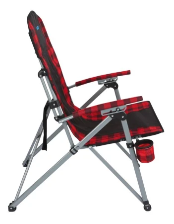 Husky Kreslo Mossy black/red