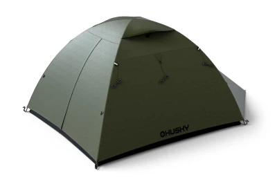 Husky Beast 3 dark green lehký turistický stan pro 3 osoby