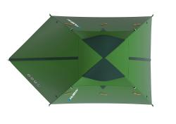 Husky Beast 3 zelený lehký turistický stan + sleva 400,- na příslušenství