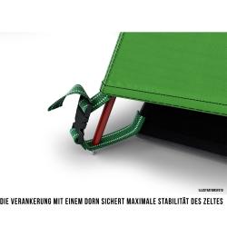 Husky Beast 3 zelený lehký turistický stan + sleva 400,- na příslušenství