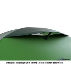 Husky Beast 3 zelený lehký turistický stan + sleva 400,- na příslušenství