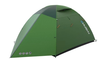Husky Bright 4 zelený lehký turistický stan + sleva 500,- na příslušenství Husky Bright 4 zelený lehký turistický stan + sleva 500,- na příslušenství