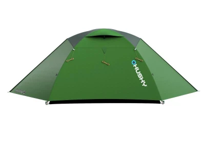 Husky Bright 4 zelený lehký turistický stan + sleva 500,- na příslušenství