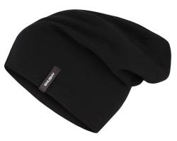 Husky Merhat black merino čiapka