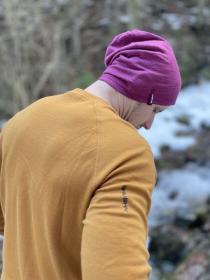 Husky Merhat faded bordo merino čepice