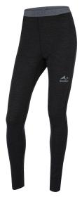 Husky Merea L black merino termoprádlo kalhoty