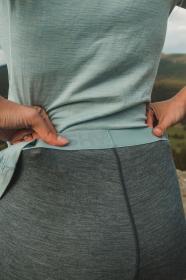 Husky Merea L dark grey merino termoprádlo kalhoty