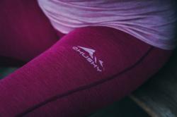 Husky Merea L dark grey merino termoprádlo kalhoty