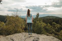 Husky Merea L dark grey merino termoprádlo kalhoty