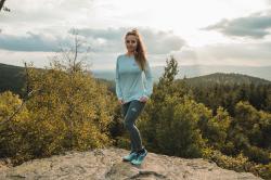 Husky Merea L dark grey merino termoprádlo kalhoty