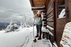 Husky Merea L dark grey merino termoprádlo kalhoty