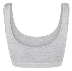 Husky Mebra L light grey merino termoprádlo podprsenka
