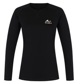 Husky Merow L black dámské merino tričko