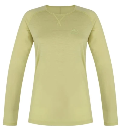 Husky Merow L light green dámské merino tričko