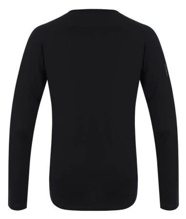 Husky Merow M black pánské merino triko