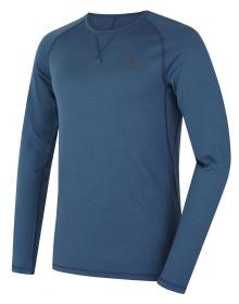Husky Merow M blue pánské merino triko