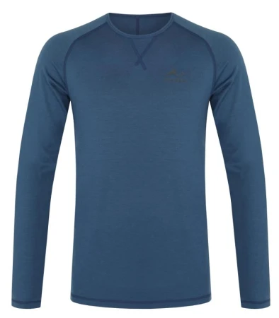 Husky Merow M blue pánské merino triko