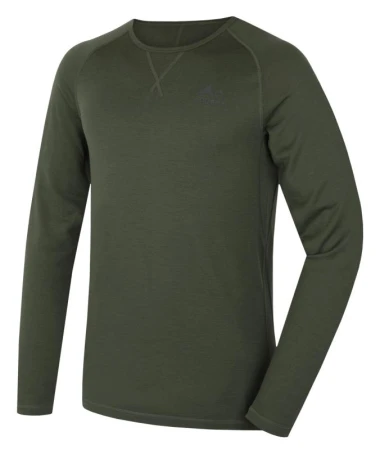 Husky Merow M green pánské merino triko Husky Merow M green pánské merino triko