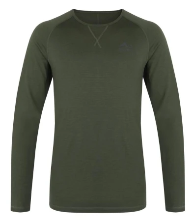 Husky Merow M green pánské merino triko