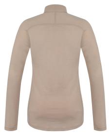 Husky Merow Zip L beige dámské merino tričko