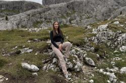 Husky Merow Zip L beige dámské merino tričko