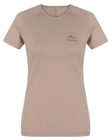 Husky Mersa L beige dámské merino tričko