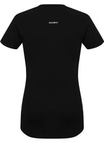Husky Mersa L black dámské merino tričko