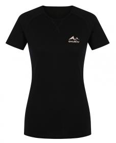 Husky Mersa L black dámské merino tričko