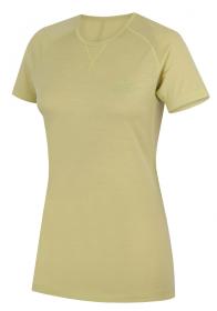 Husky Mersa L light green dámske merino tričko