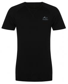 Husky Mersa M black pánské merino triko